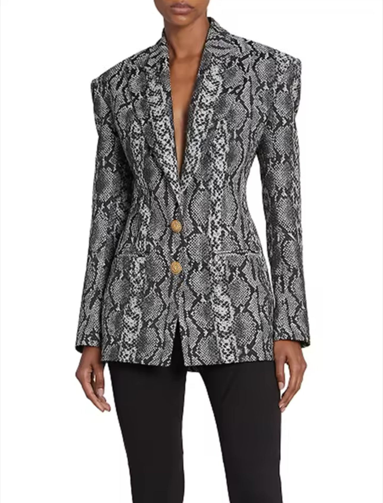 Printed Statement Blazer