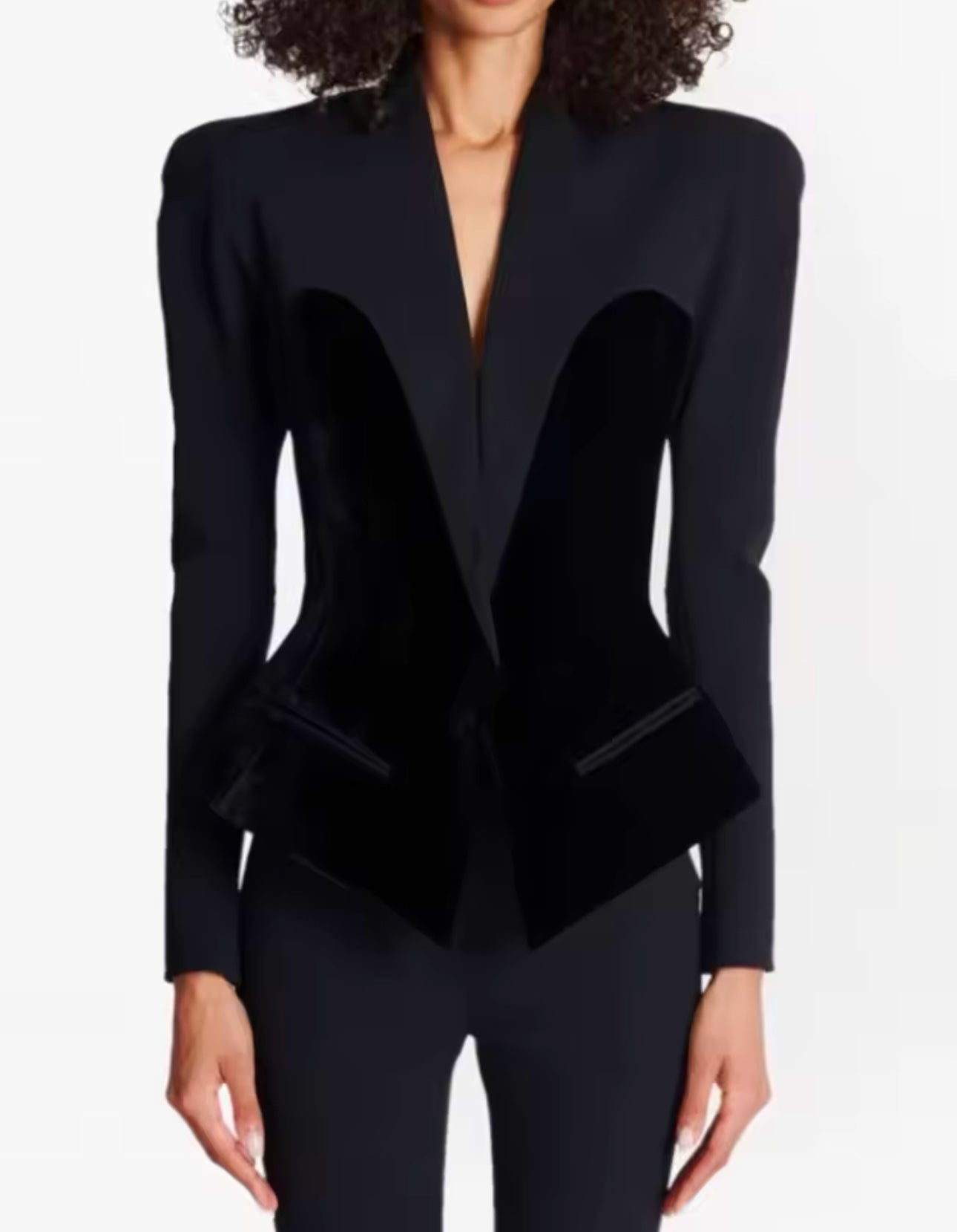 Black Velvet Blazer