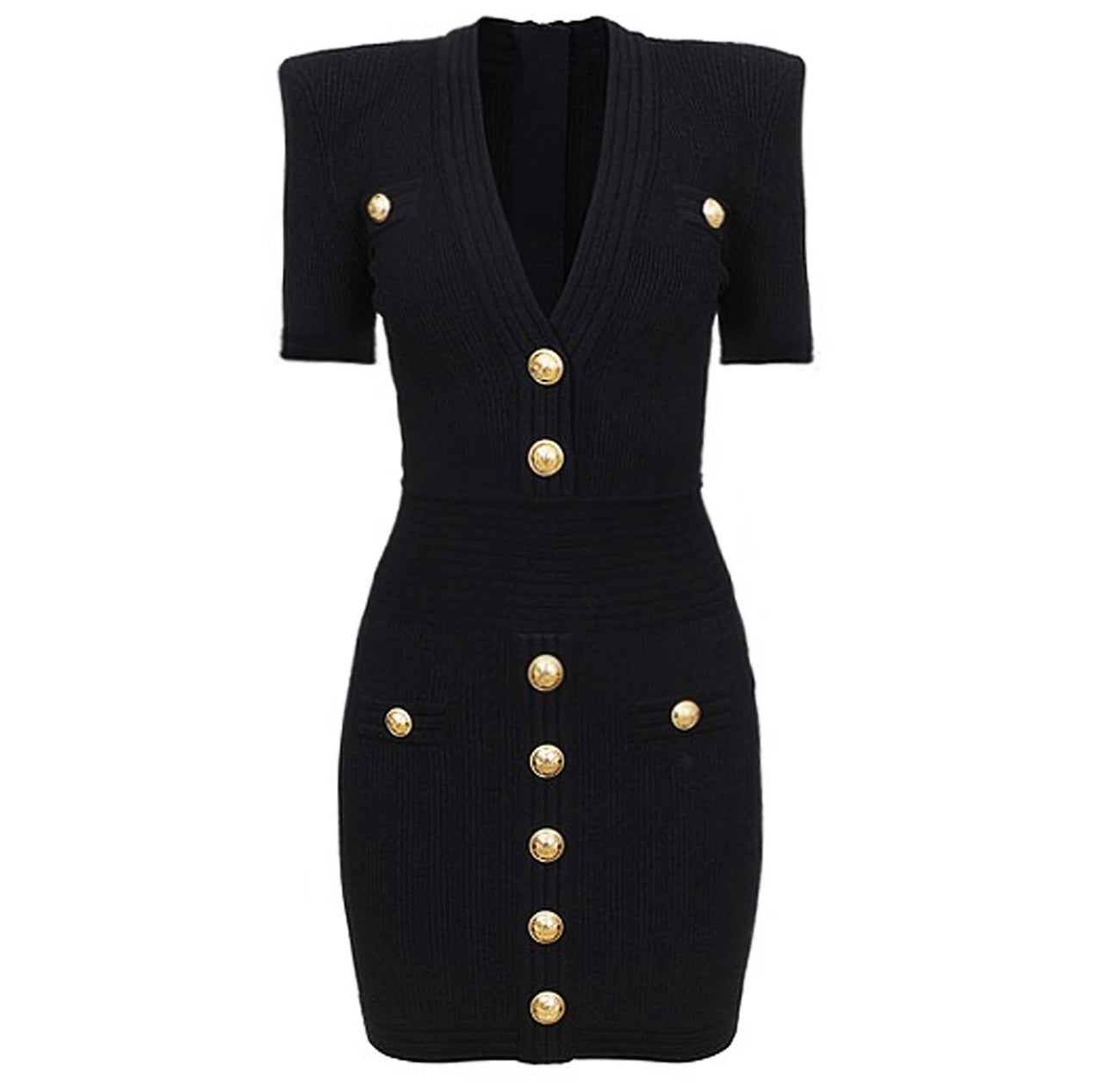 Ace Black Knit Dress