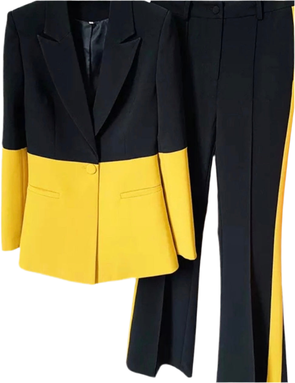 Alma Bio Color Blazer Pants Suits Set