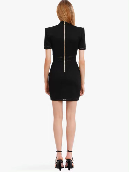 Olivia Black Knit Dress