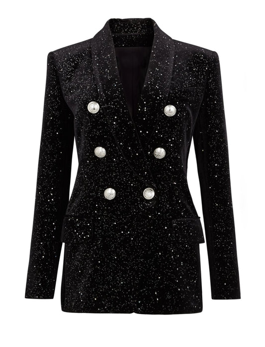 Galaxy Velvet Blazer