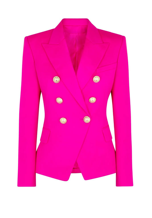 Neon Electric Pink Blazer