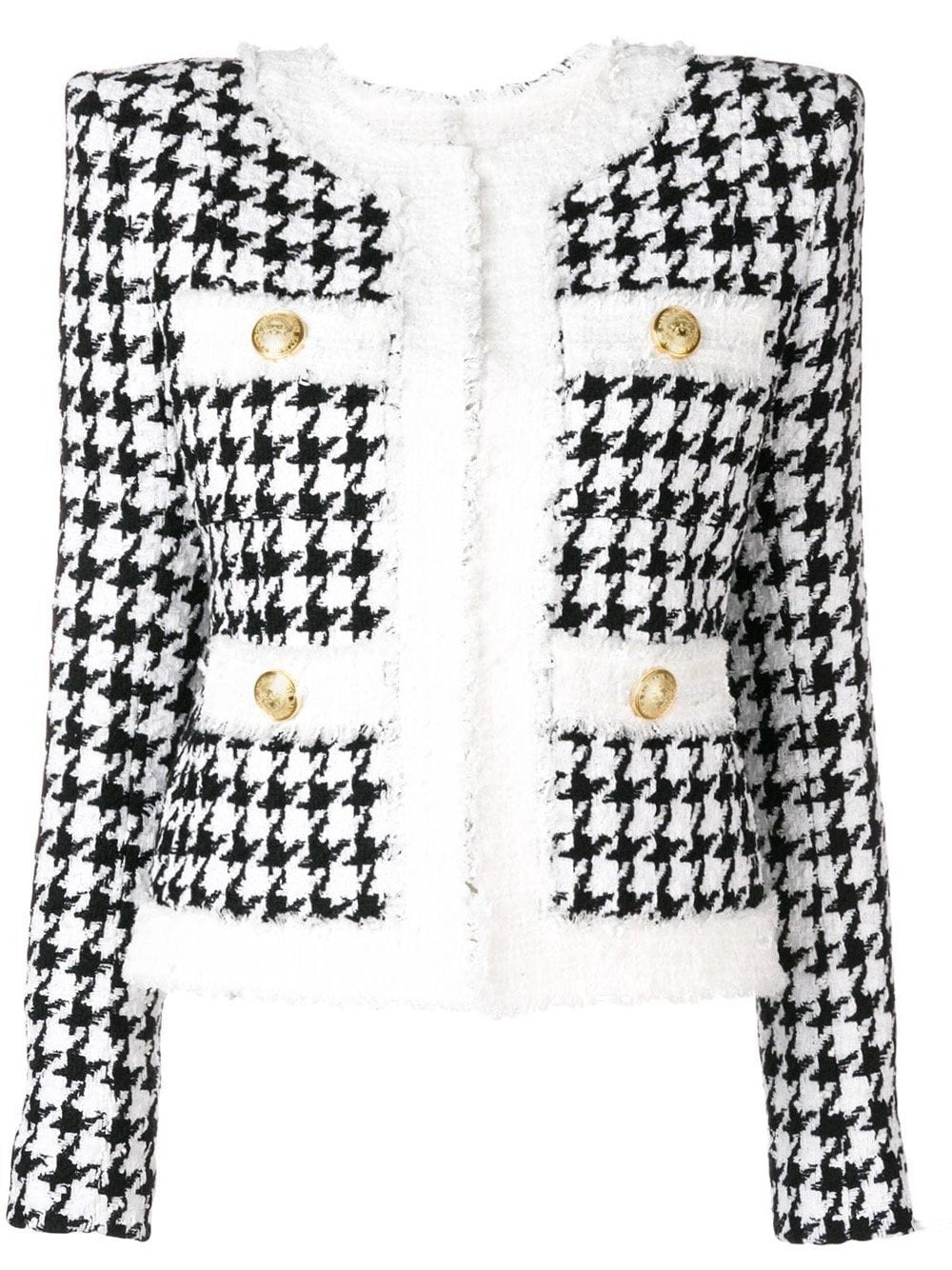 Tweed Houndstooth Jacket