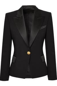 Single Gold Buttons Blazer