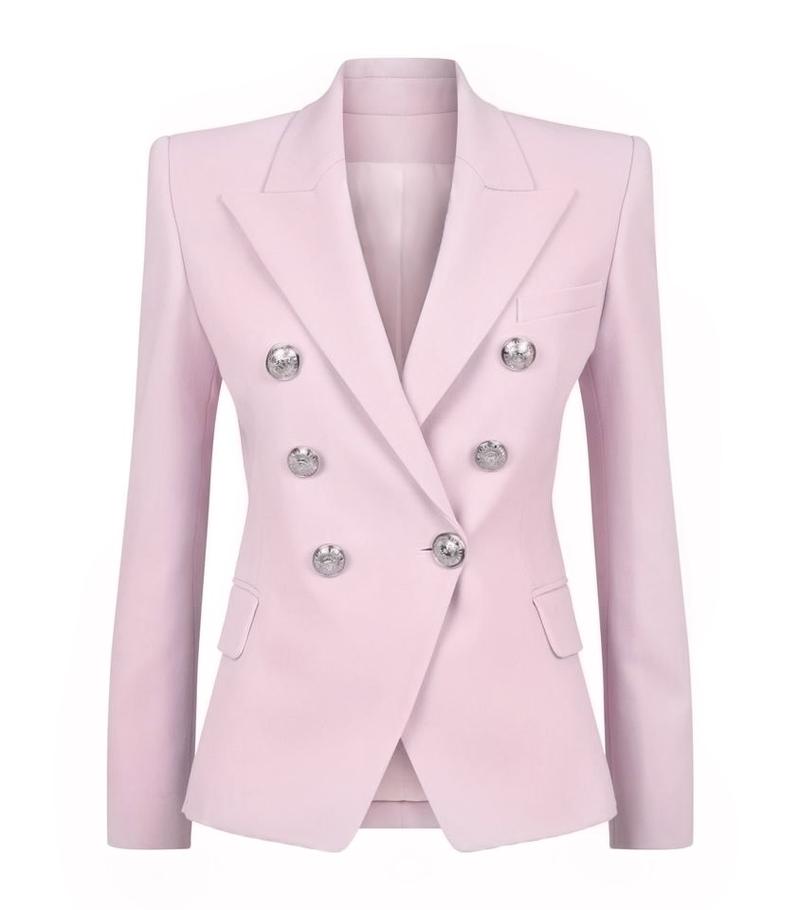 Silver Button Blazer