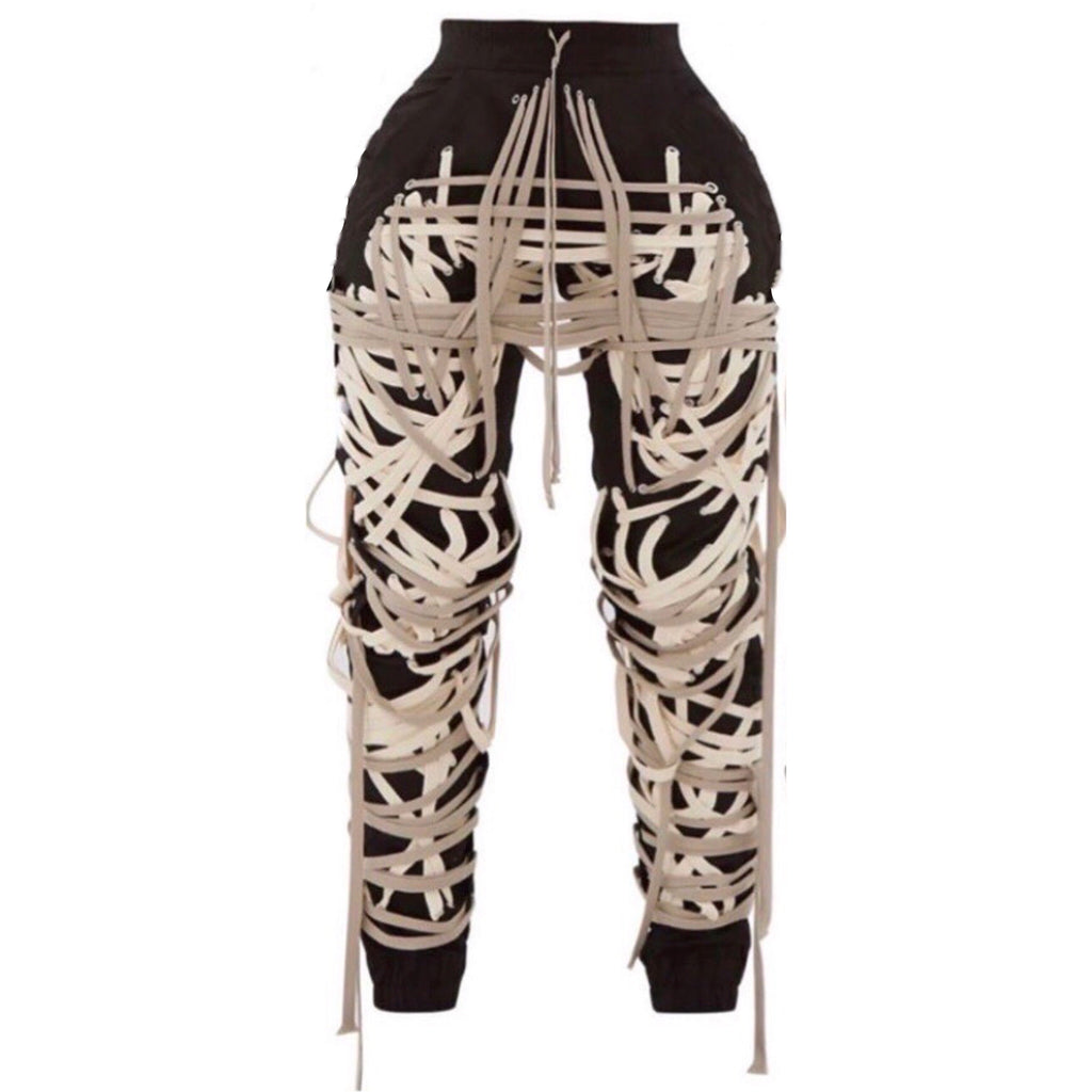 LACE UP PANTS