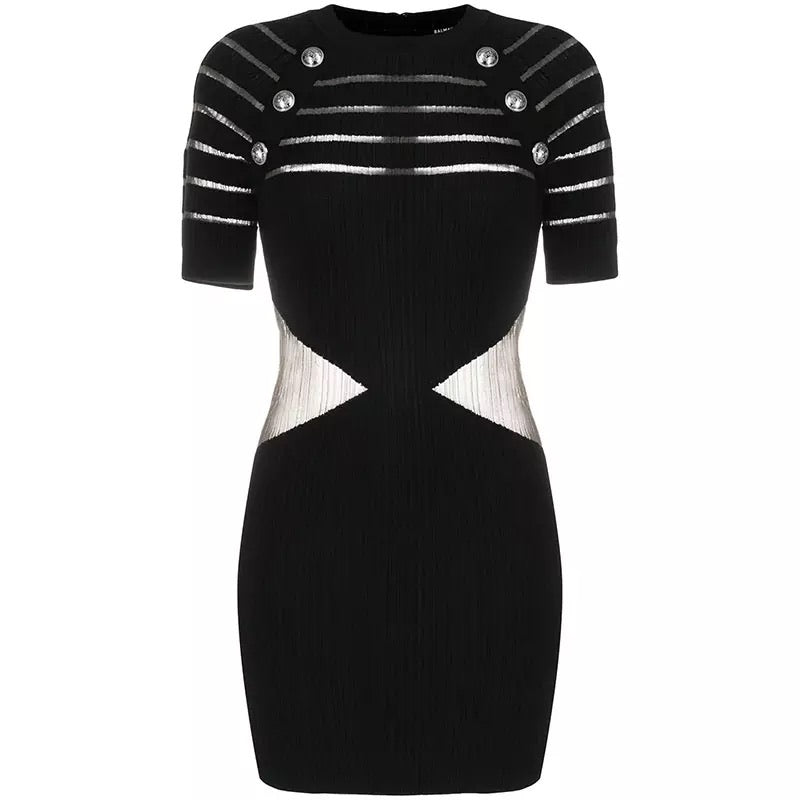 CHLOE MINI BLACK DRESS